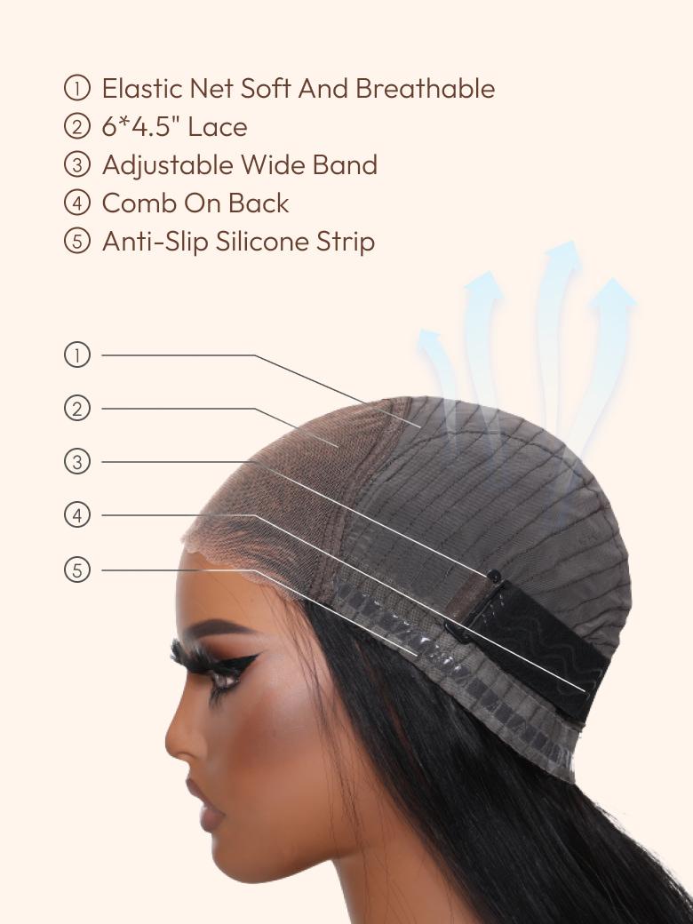 [24"=$119]7x5 Bye-Bye Knots & 13x4 Lace Front Chocolate Brown Highlight Blonde Lace Front Body Wave Wig