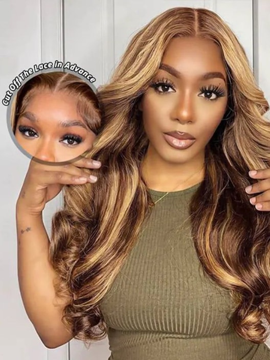 7x5 Bye Bye Knots Wig Glueless Body Wave Lace Wig With Invisible Clean Knots 180% Density