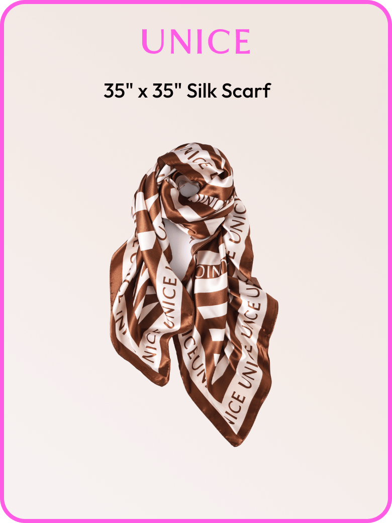 [Free Gift] UNice 35" x 35" Silk Scarf
