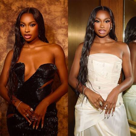 coco jones Wet and Wavy Style