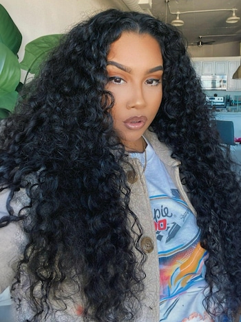 Bye-Bye Knots 7x5 Quick Glueless Lace Water Wave Invisible Knots Wig 150% Density