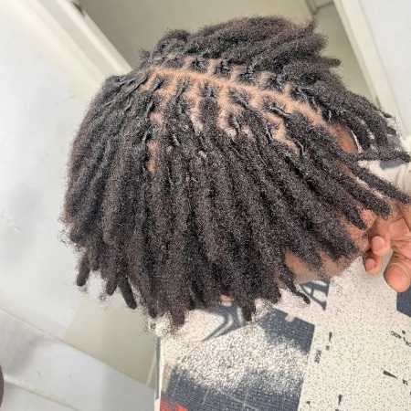 palm rolling locs