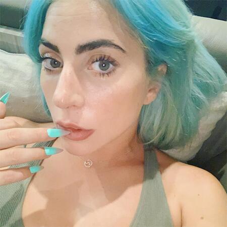 Lady Gaga Turquoise Hair