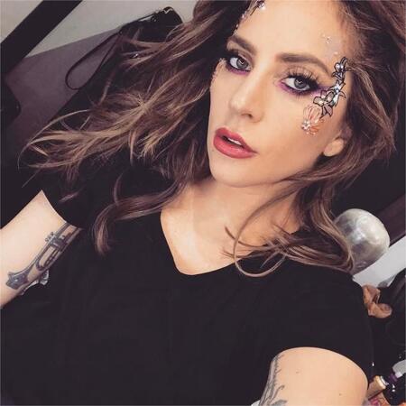 Lady Gaga Brown Hair
