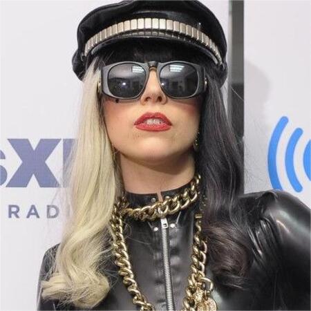 Lady Gaga Black and White Hair