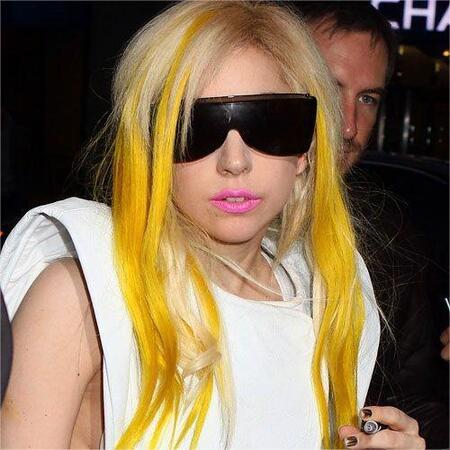Lady Gaga Yellow Hair