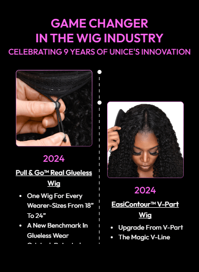 unice hair wig revolution
