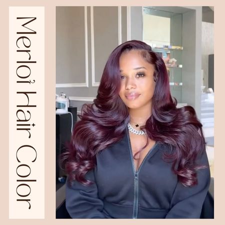 Dark Merlot Hair Color