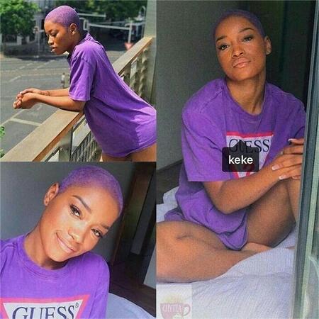 Keke Palmer Purple Hair