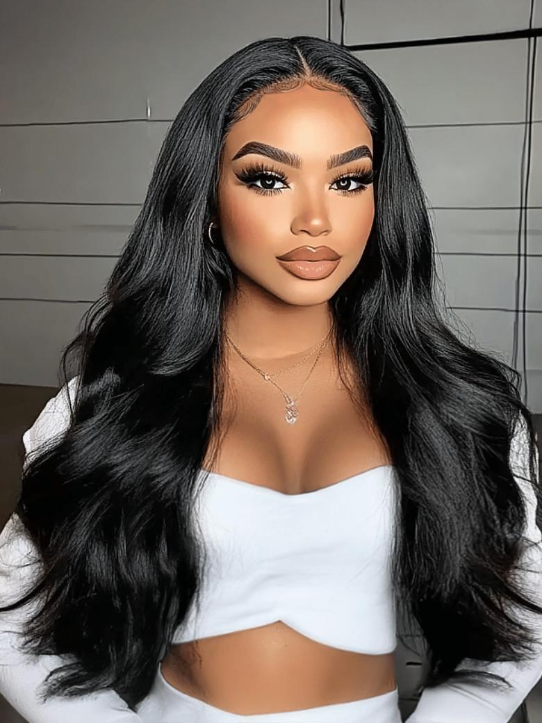 
    UNice Bye-Bye Knots 7x5 Lace Black Yaki Soft Layered Wig
