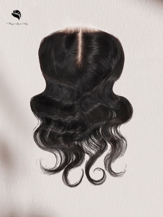 UNice Magic Lace Wig Natural Black Body Wave Replaceable Lace Closure