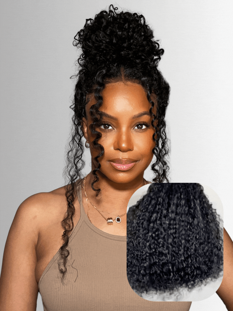 [24" = $119 | 200% Density] 7x5 Bye-Bye Knots Wig Glueless Lace Curly Wig With Bleached Invisible Knots with Baby Hair