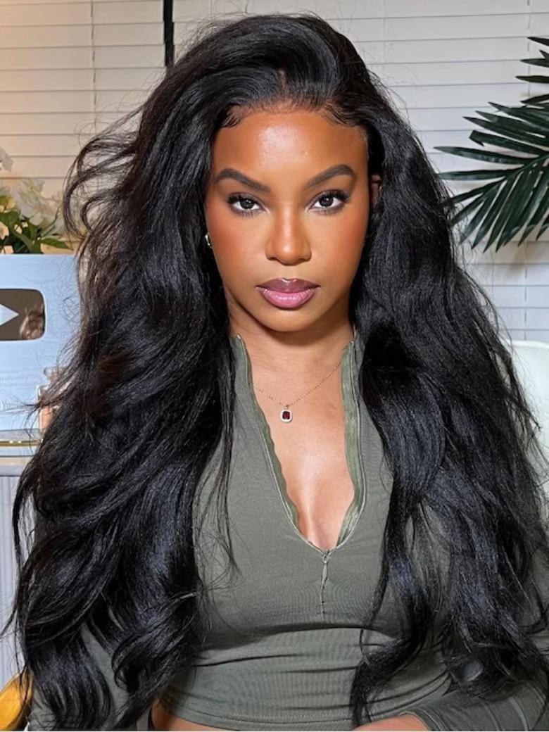 
    UNice Bye-Bye Knots 7x5 Lace Black Yaki Soft Layered Wig