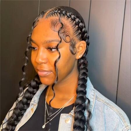 Jumbo 2 Feed-In Braids