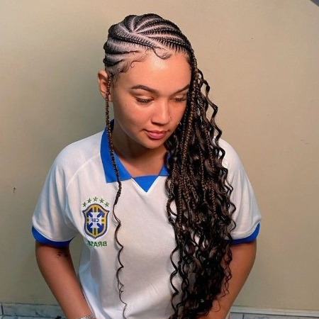 Goddess Feed-In Braids