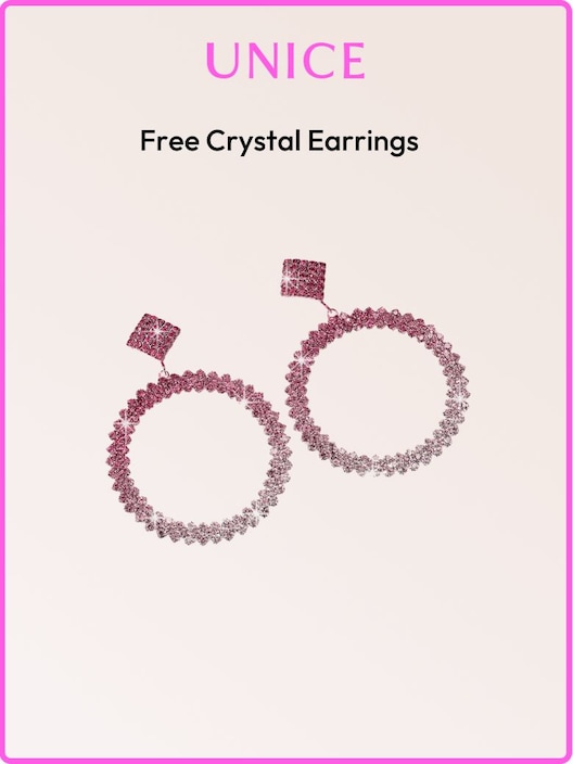 UNice Free Gifts Customized Sterling Silver Earrings