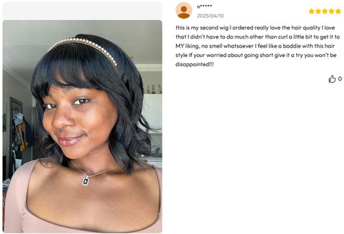 bob wig with bangs