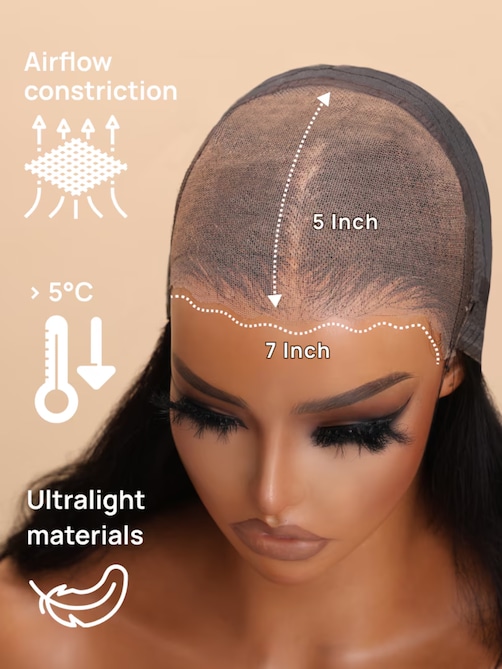 7x5 Bye-Bye Knots Wig Glueless Lace Honey Blonde Body Wave Wig With Bleached Knots