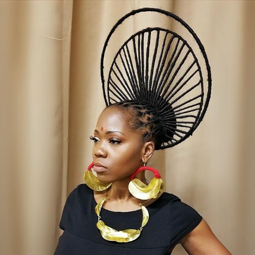 Goddess Halo Hair Thread Style