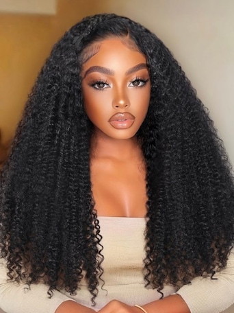 UNice Bye-Bye Knots 7x5 Lace Soft Kinky Curly Wig With Invisi Drawstring