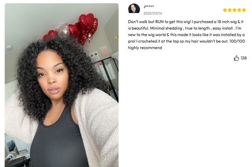 UNice V Part Wig Kinky Curly Wig Review