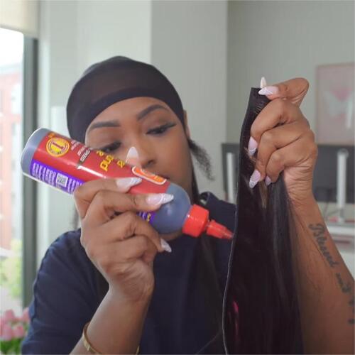 Glue the Wefts