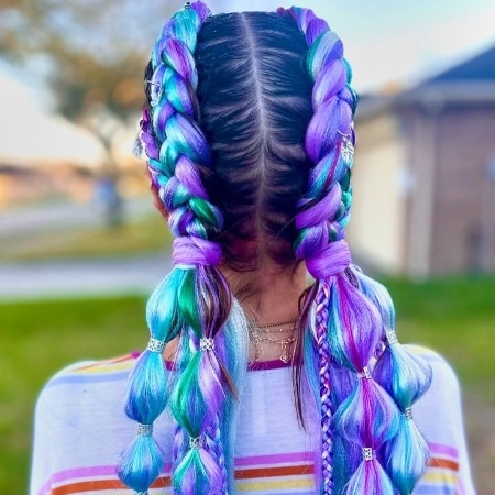 Softball Hairstyles with Fake Hair