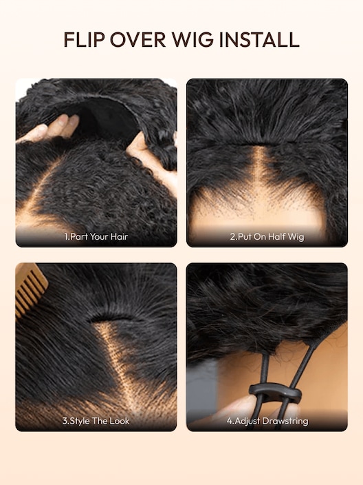 install half wig