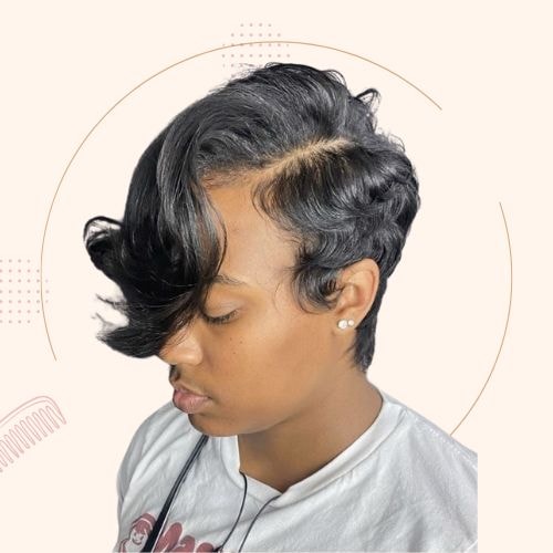 Graduated Bob with Side Bangs