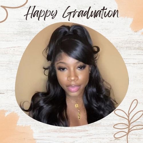 Half-Up, Half-Down Graduation Hairstyles