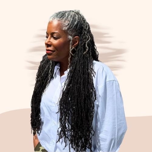 Half-Up Locs Hair