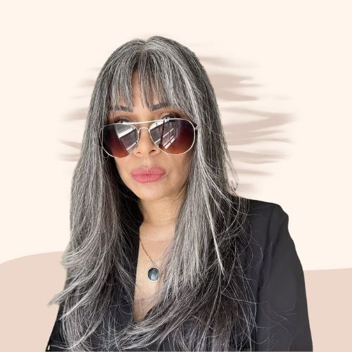 Feathered Cut with Bangs