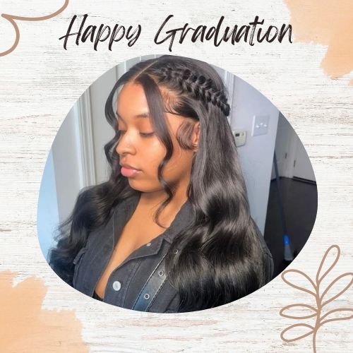 Crown Braids Graduation Hairstyle