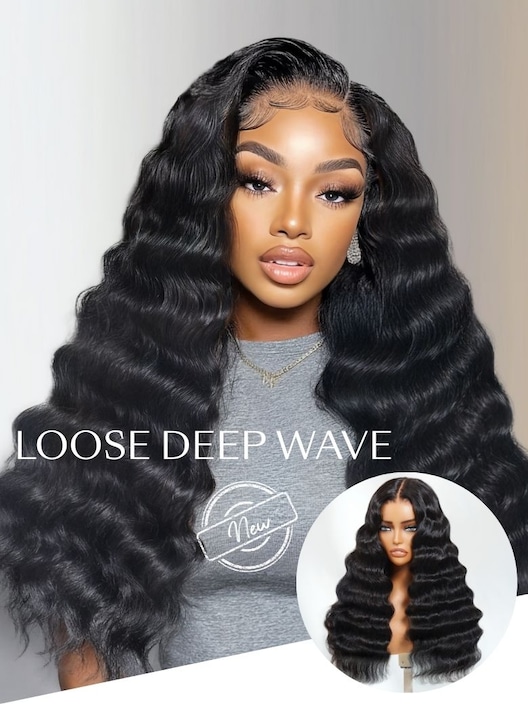 UNice 13x4 Lace Frontal Burgundy Loose Wave Pre-Everything Wig