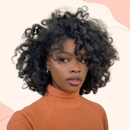 Butterfly Bob Curly Hair