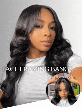 UNice HD Real Scalp™ Wig 13x4 Invisible Lace Frontal Loose Wave with Face Framing Curtain Bangs