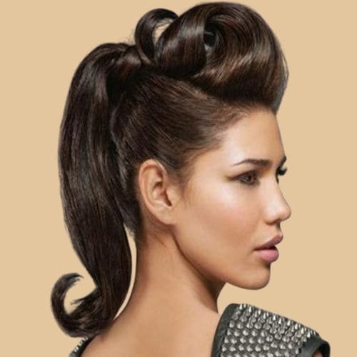 Pompadour Ponytail