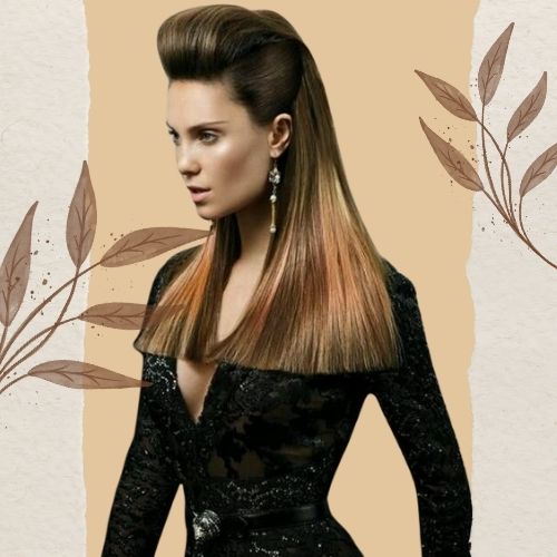 Long Hair Pompadour Hairstyle