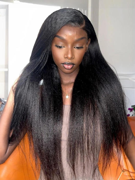 UNice 5x5 Thin HD BlendAway Lace Closure Glueless Yaki Wig