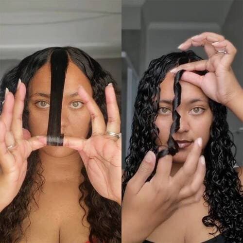 finger roll hair