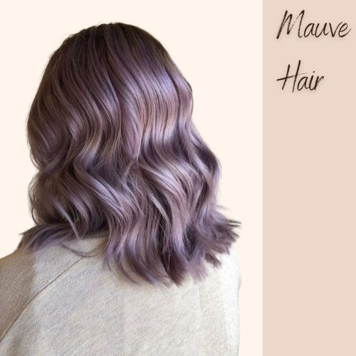 dusty mauve hair color