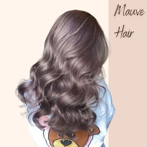 Ash Mauve Hair Color