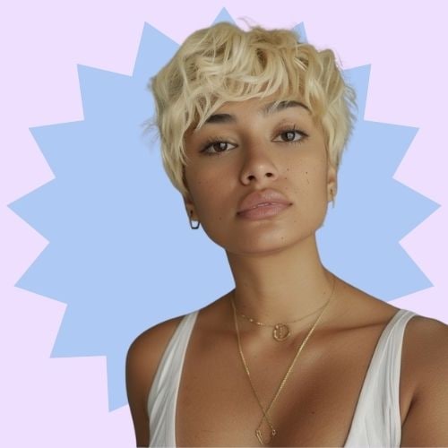 Curly Mushroom Haircut