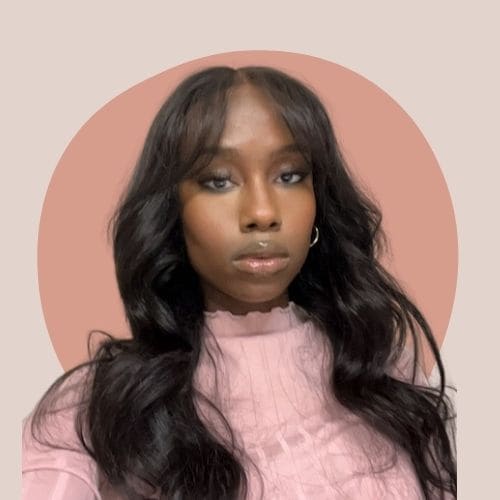 Middle Part with Bangs Hairstyles