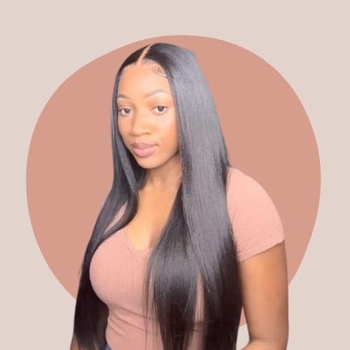 Middle Part Long Hairstyles