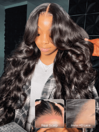 UNice HD Real Scalp™ Wig 13x4 Invisible Lace Frontal Loose Wave with Face Framing Curtain Bangs