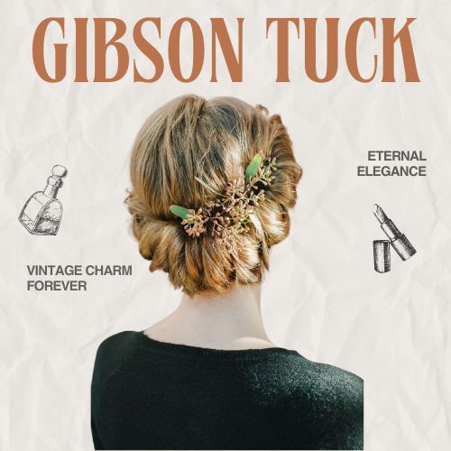 Floral-Embellished Gibson Tuck