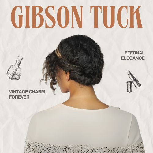 Gibson Tuck Curly Hair