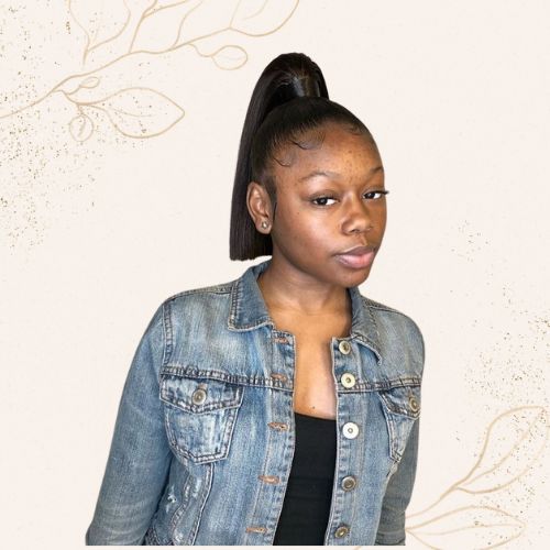 Blunt Cut Genie Ponytail