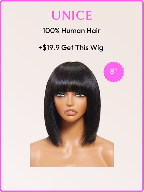UNice Bye-Bye Knots 7x5 Lace Water Wave Black Wig With Golden Brown Highlights & Natural Black 150% Density Perfect Beach Look for Summer